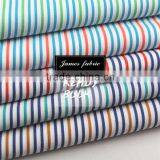 James no Minimum 100% Cotton Spring/Summer Shirting & Dress Fabric, Colorful Carbon Peached Stripe/Check/Plaid Fabric thumbnail-2