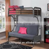 Heavy duty cheap security steel decker bunk bed adult metal bunk bed