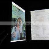 Best Price High Quality Illuminated Led Menu for Restaurant