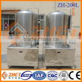 200l food grade material commercial beer coolers with two golden taps CE ODM manufacturer