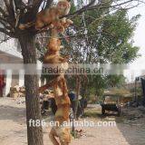 Decorative Furry Artificial Plush Toy Garden Monkey thumbnail-4