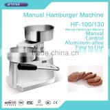 CE ISO Approved Manual Hamburger And Pork Burgers Making Machine For KFC Kitchen