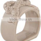 Personalized Handmade Ceramic Napkin Ring for SALE thumbnail-1
