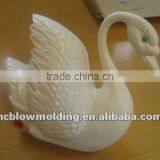 OEM Blow Molding Plastic HDPE Garden White Swans Simulation of the Swan for Sale thumbnail-1