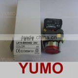 Push Button Switch LAY4-BW3462 24V RED thumbnail-1