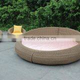 Theme Hotel Furniture Spring Mattress Wicker Big Round Bed thumbnail-2