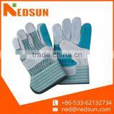 High Quality Stripe Back Leather Working Reinforce Gloves thumbnail-1