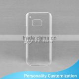 Wholesale Custom Design Light Weight Bulk 3D Clear Blank Sublimation Plastic Mobile Phone Case For HTC One M9