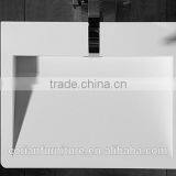 Acrylic Solid Surface Corian New Design Hote Bathroom Basin Stand thumbnail-2