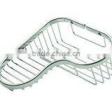 Chrome Wire Basket for Wall Mounted Displays Shelving thumbnail-1