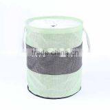 Folding Laundry Hamper With Closing, Bathroom Basket thumbnail-2