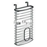 Black Wire Kitchen Cabinet Storage Holder For Plastic Bags thumbnail-2