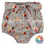 Sweet Baby Grils Summer Floral Bowknot High Waist Bloomer thumbnail-4