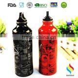 600ML Aluminum Sports Bottle With Color Changing Printing thumbnail-3