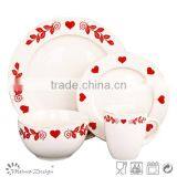 China Stamp Ceramic Stoneware Cheap Dinner Set