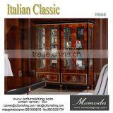 YB68 European Style Leather Sofa,solid Wood Carving Antique Genuine Leather Sofa,living Room Leather Sofa thumbnail-5