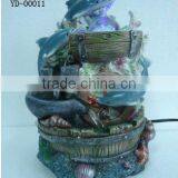 Fountain With Three Fish and Many Shells thumbnail-1