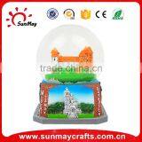Resin Souvenir of Snow Globe Paris Custom Made Snow Globe Souvenir thumbnail-4