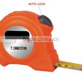 Professional Tape Measure with rubber grip Inch and Metric Scale blade