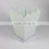 Square Plastic Flower Pot With Lace Brim thumbnail-5