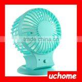UCHOME Promotion Gift Summer Mini Rechargable Fan With Led Light for Outdoor and Office thumbnail-3
