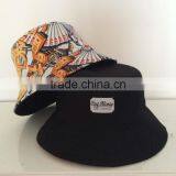 Printing Fisherman Hat And Double Side Reversable Bucket Hat thumbnail-3