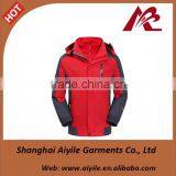 Red Men's Sports Running Jackets Logo Maker Factory thumbnail-1