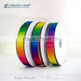 China Factory Custom Double Face Rainbow Satin Ribbon thumbnail-4
