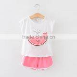 Pictures of Girls Suits Designs Watermelon T-shirt and Shorts 2 Pcs Sets thumbnail-2