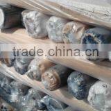 PU Leather With Nonwoven Backing Stocklot, PU Synthetic Leather for Shoes