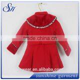 2016 New Warm Autumn Winter Girls Woolen Coats Jackets For Children Outwear Clothing thumbnail-2