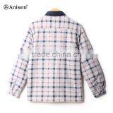 Wholesale Oem Factory Men Plaids Fleece Jacket thumbnail-2