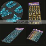 Alphabet Letter Glitter Crystal Stickers Self Adhesive DIY Decor Scrapbooking thumbnail-5