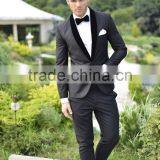 New Fashion Tailored Wool Suit Italian Men's 3 Piece Suits Lapel Suit Wedding Suits thumbnail-5