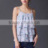 Floral Summer Cotton Maternity Chemise Breastfeeding Vest Nursing Tanks thumbnail-6