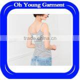 Factory Wholesale High Quality 100% Cotton Women's Tank Top Gym thumbnail-1