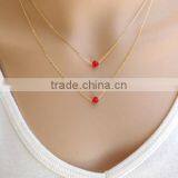 Light Weight Simple Gold Triangle Bar Pentagram Pendant Metal Infinity Women Layer in Necklace Fashion Jewelry Jewellry thumbnail-2