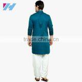 Men's Clothing Long Sleeve Knee Length Cotton Kurta Designs thumbnail-3