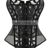 Instyles Delicious Burlesque Sexy Mesh Fully Boned Over-Bust Corset thumbnail-1