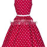 Walson C89342A New 50s Lady Polka Dot Fitted Pencil Wiggle Vintage Retro Style Rockabilly Dress thumbnail-2