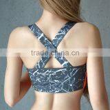 Hot Sale Wholesale Sportswear Dry Fit New Style Breathable Best Yoga Fitness Bras thumbnail-3