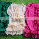 Cotton Mom Cardigan Ruffle Plus Size Top For Lady Long Sleeves Blouse For Women Spring Clothes Boutique thumbnail-5