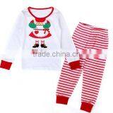 Manufactures Children Clothes Red Christmas Girls Pajamas Embroidered Bedding Set thumbnail-1