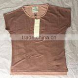 New Design Tailored Fitting Lace Back T Shirt for Women thumbnail-1