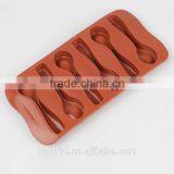 Wholesale High Quantity DIY 3D Scoop Shaped Silicone Chocolate Mould,soap Mold,cake Mould Kitchen Baking Tools Hot Sale thumbnail-2