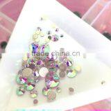 Crystal AB Glass Rhinestone Diamond ,flat Back Crystal AB Rhinestones for Nail Art thumbnail-3