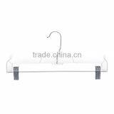 Plastic Clear Suit Hanger With Metal Clips thumbnail-3