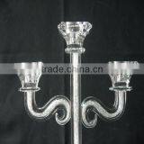 Hot Sale !!! Unique Crystal Candle Holders Wedding Table Decorations JKC-0010 thumbnail-4