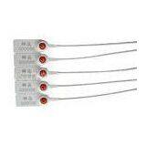 White Plastic Container Security Seals / Bags Seals With 40kgs Strength