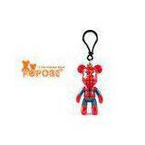 Vinyl PVC 8.2cm Small Children Gift POPOBE Bear Keychain For Brand Promotion Item